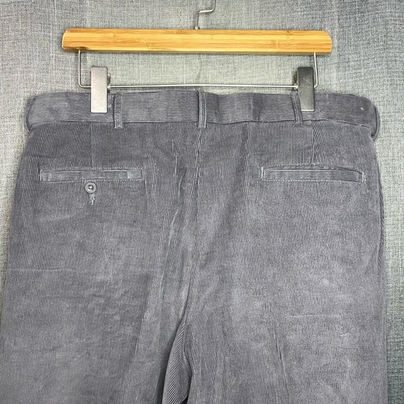 adjust a band expandable corduroy pants trousers Size 36 Gray & Brown (2 Pairs) - Picture 5 of 15